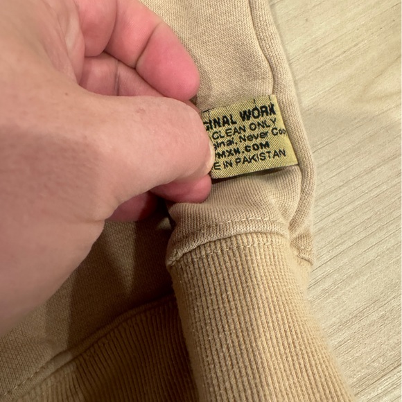 Small beige hoodie by OWMXN Kanye West Takashi Murakami Bear Original Work - Picture 5 of 8